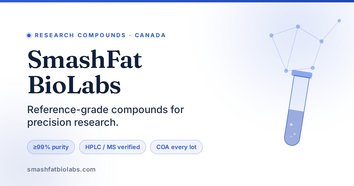 Analytical instrumentation and sealed research-compound vials in a laboratory